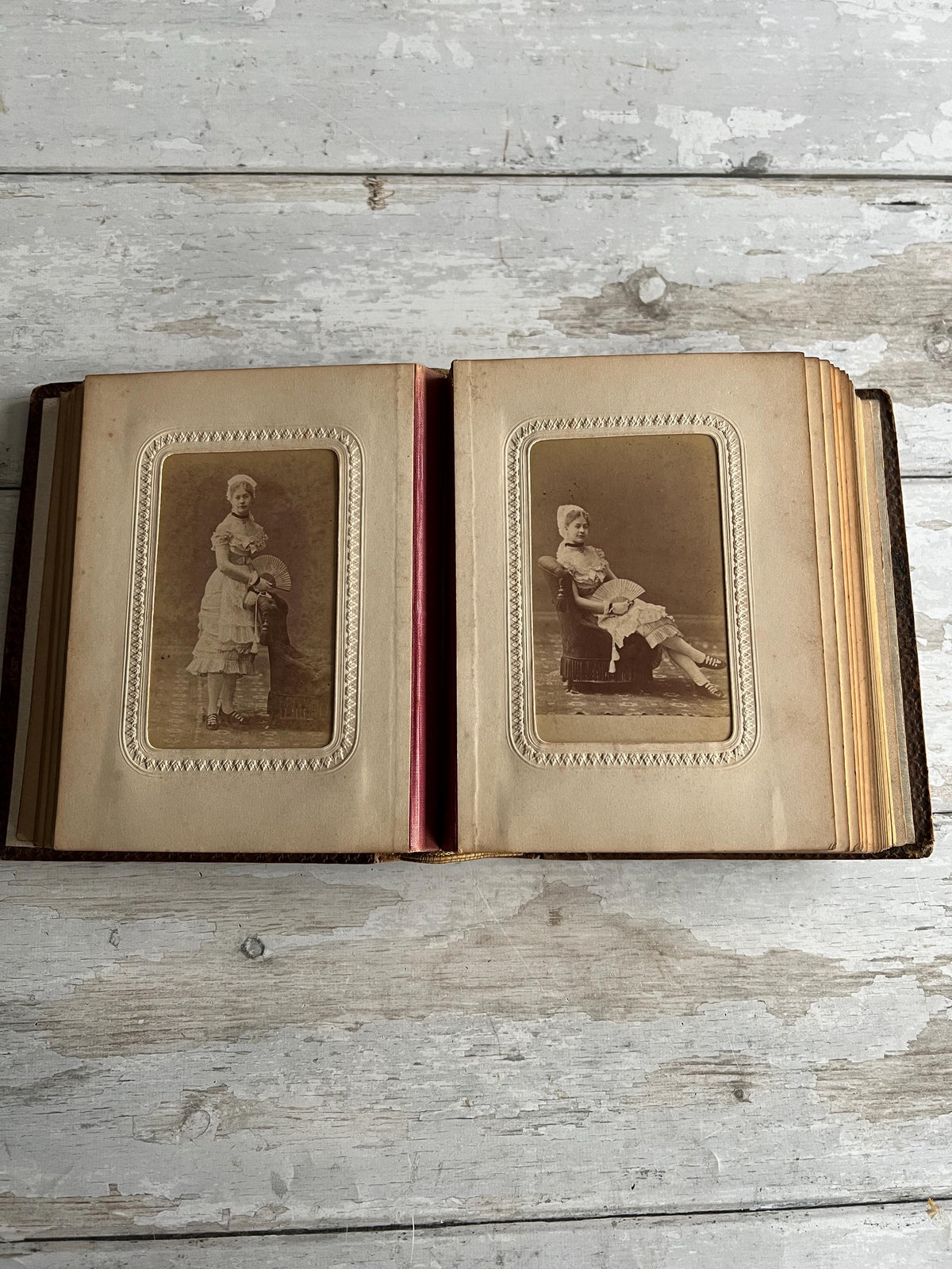 19th Century Sorrento Ware Photo Album DALE family Interest England and Australia
