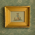 Antique Georgian Classical Engraving Mother And Child English C 1810