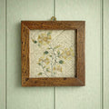 18th Century Silk Embroidery Panel Silk Quilted Ground C 1740