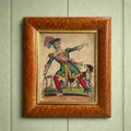 19th Century Theatrical Engraving Print T P Cooke Dog of Montargis Framed