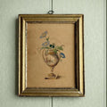 19th Century Georgian Flower Vase Painting English Circa 1830