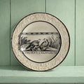 A Present For Elizabeth Antique Childs Reward Plate Nurseryware Circa 1820 RARE AF