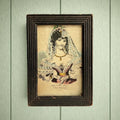 19th Century English Miniature Engraving The Bride by John Fairburn Circa 1830