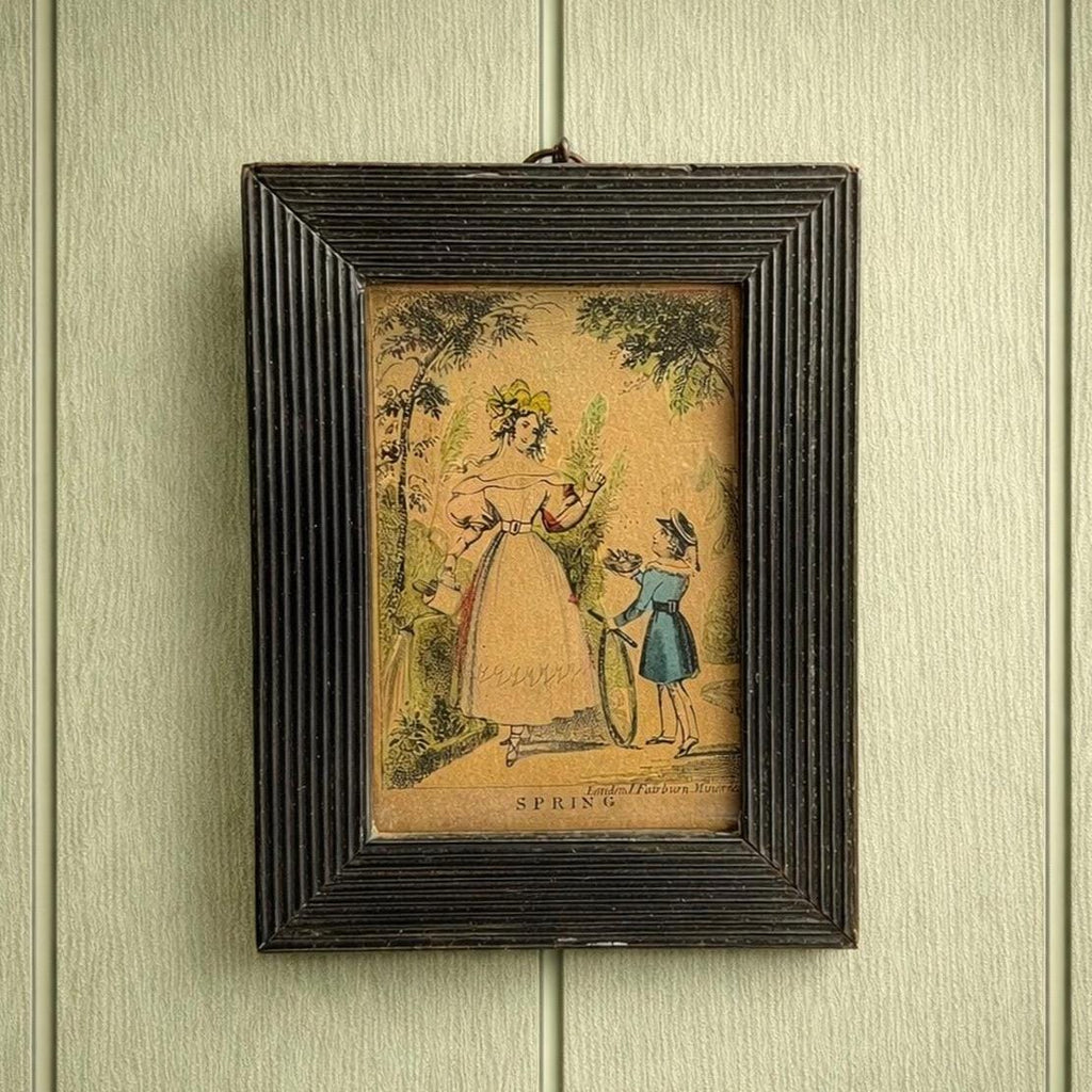 19th Century Miniature Engraving Spring By John Fairburn C 1830