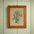 Antique 19th Century Crewelwork Embroidery Panel Circa 1800