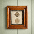 18th Century Pocket Watch Sampler Pair in Hair Work and Paste Work Needle Lace Circa 1790 AF VERY RARE