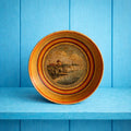 Early 19th Century Tunbridge Ware Gaming Tray English Coastal Scene Cave C 1820