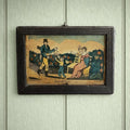 Antique P & P Gally Print Happiness Original Frame C 1815