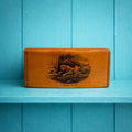 Mauchline Snuff Box A Minute Too Late Dog and Rat C 1850