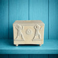 Rare 19th Century Staffordshire Pottery Money Box Coin Bank Classical Dancing Figures C 1840