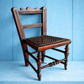 Antique Dolls Chair Early 19th Century Original Caned Seat Circa 1830