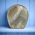 Antique Horseshoe Beveled Mirror C 1920