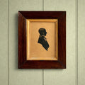 Antique 19th Century Portrait Silhouette Gentleman J Astley C 1830