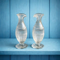 18th Century Miniature Pair Cut Glass Vases Georgian Circa 1780
