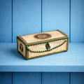 Antique Georgian Miniature Sewing Etui Vellum Sewing Box Marriage Gift Circa 1780