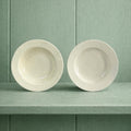 Rare Pair Georgian Miniature Children's Toy Creamware Plates by Shorthose & Co England Circa 1817