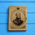 19th Century Silk Needle Book Needle Case Commemorative Duke of York English Circa 1827 Mourning