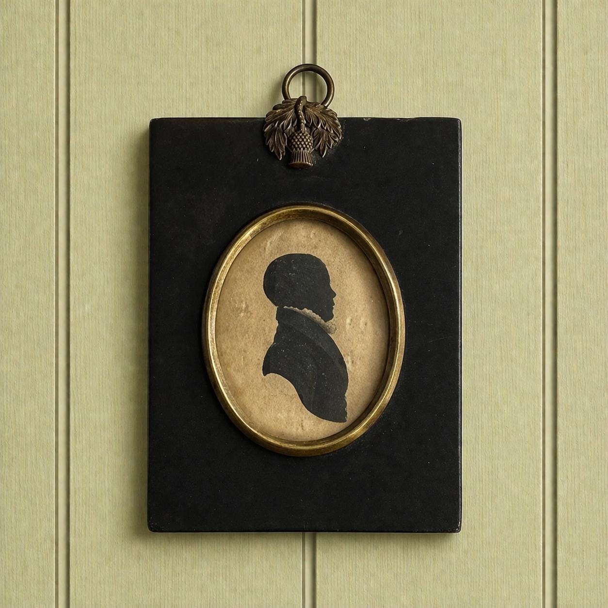 RARE Thomas Cox Rackstrow Portrait Silhouette of A Boy Signed Dated 1816 Regency Fascinating History