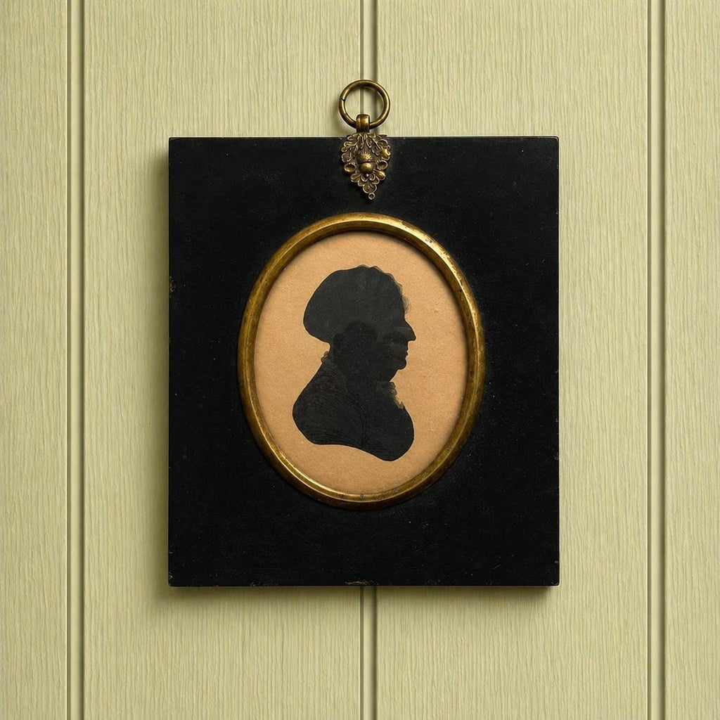 19th Century Portrait Silhouette Rebecca Holmes Of Gawdy Hall Norfolk England C 1810