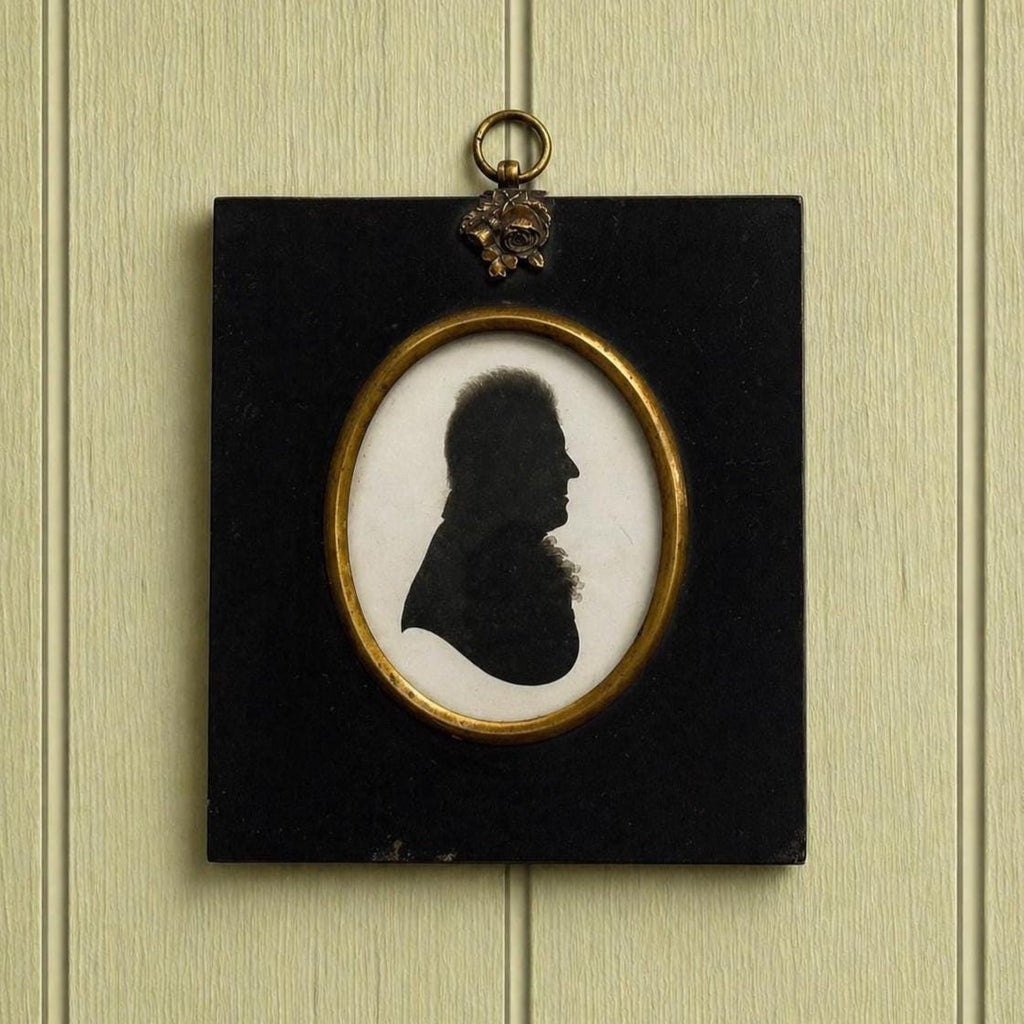 18th Century Silhouette Portrait Reverend Gervas Holmes John Miers C 1790s