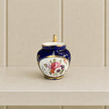 Antique Coalport Porcelain Miniature Jug Cobalt Blue Floral Circa 1820