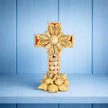 Vintage Shellwork Cross Folk Art C 1920