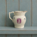 Pearlware Jug Pitcher Puce Transferware Faith Hope and Charity C 1800