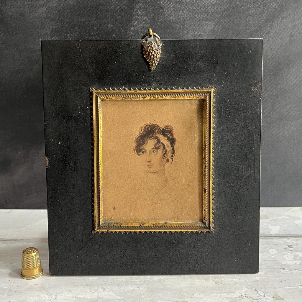 Important Portrait Miniature Lady Liverpool Wife Of English Prime Minister Robert Jenkinson C 1800