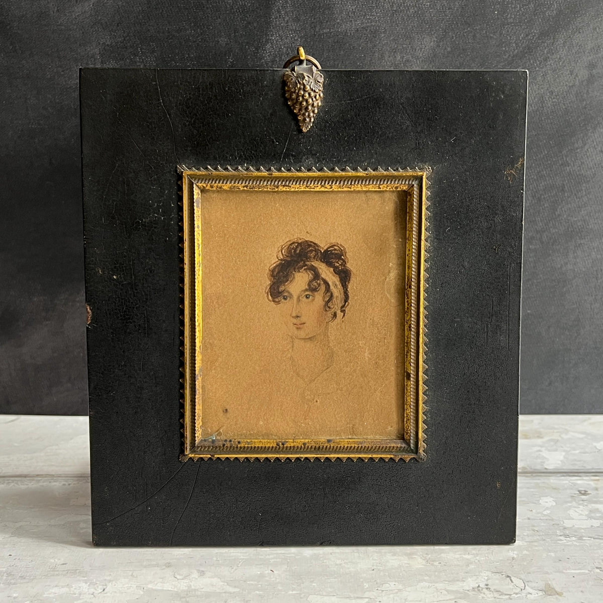 Important Portrait Miniature Lady Liverpool Wife Of English Prime Minister Robert Jenkinson C 1800