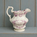 Antique Reform Jug British Political History Purple Transferware C 1832