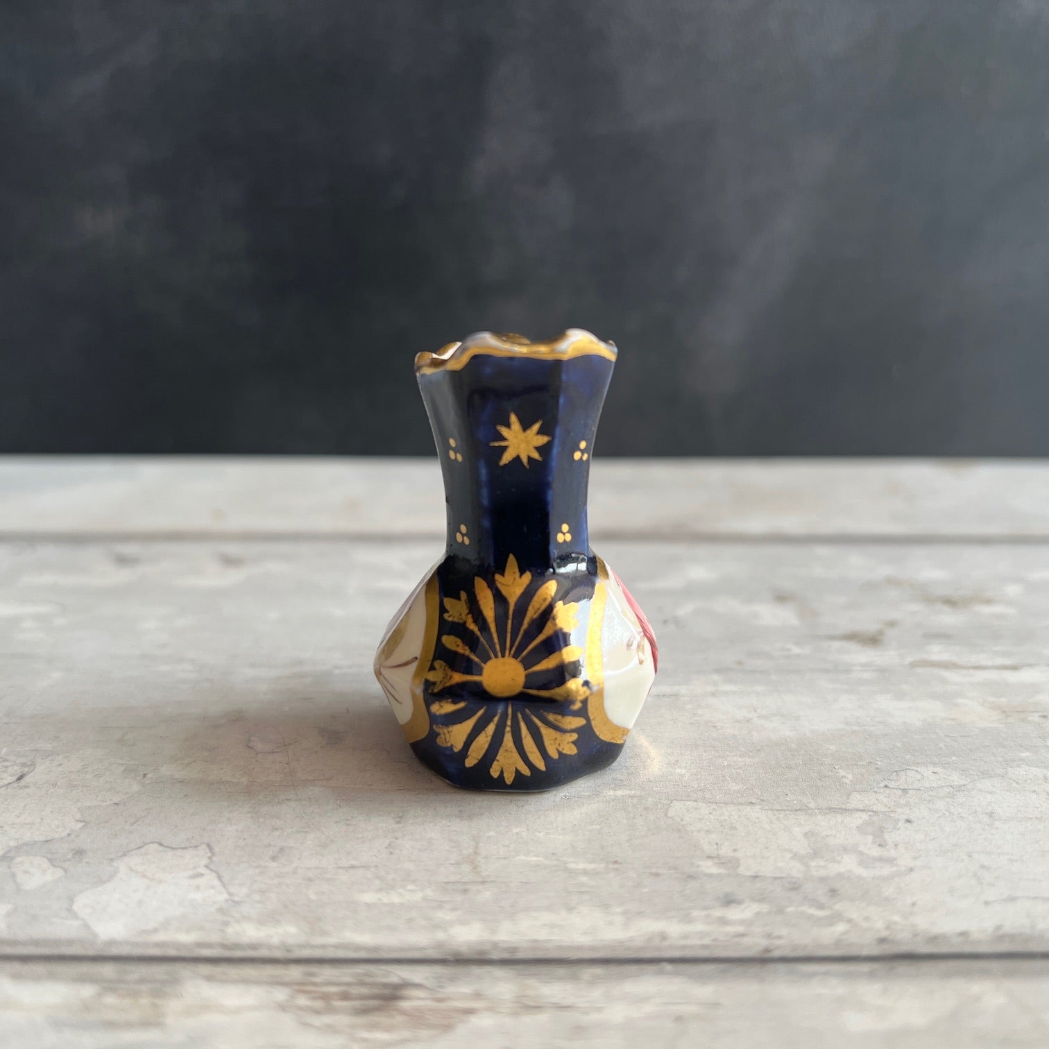 Miniature Dolls Hydra Jug Floral Regency Doll House Circa 1820