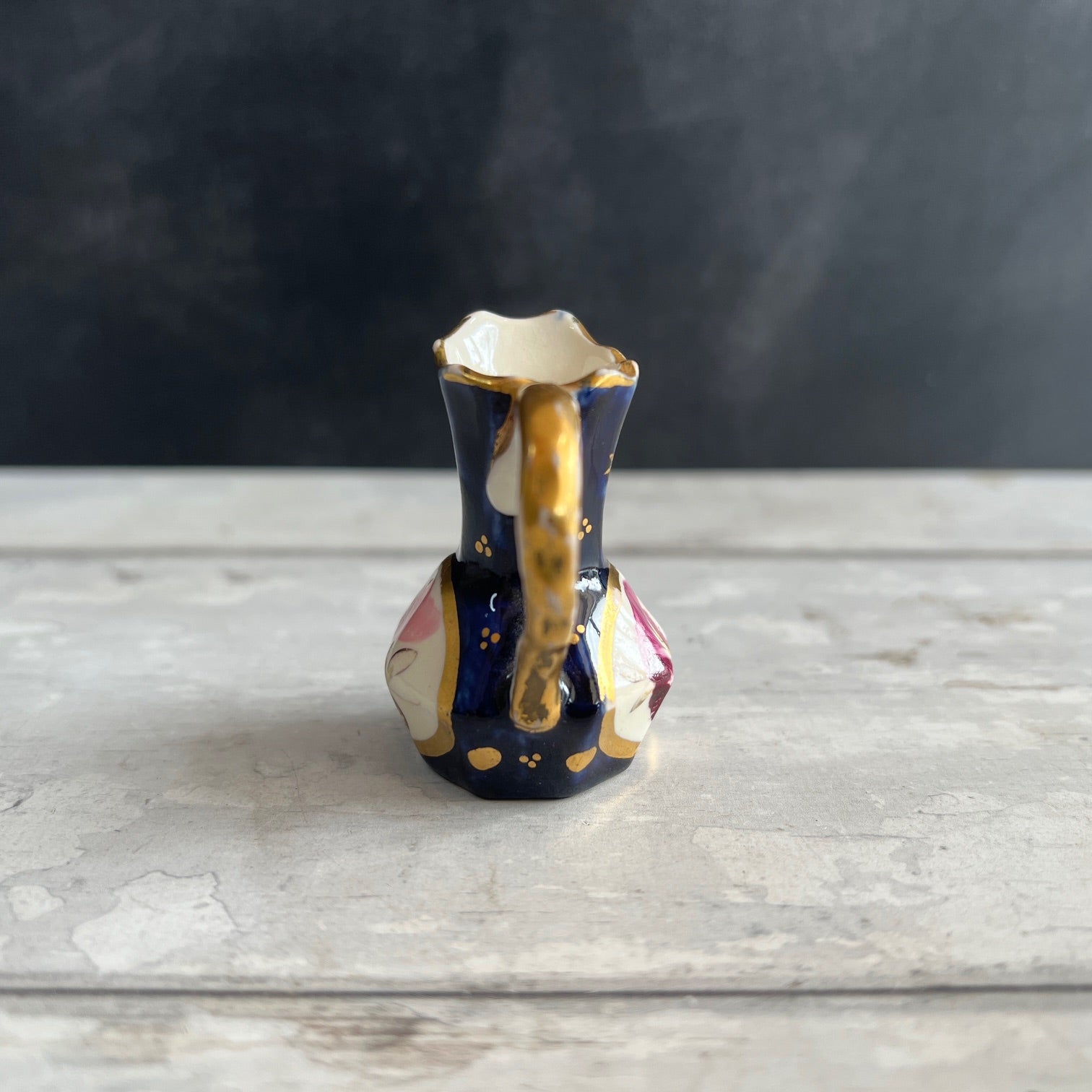 Miniature Dolls Hydra Jug Floral Regency Doll House Circa 1820